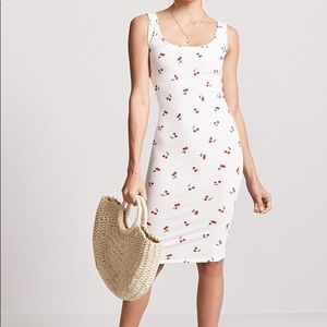 Forever 21 Cherry Bodycon Dress